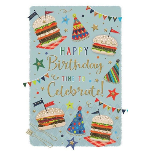 Picture of HAPPY BIRTHDAY BURGERS CARD